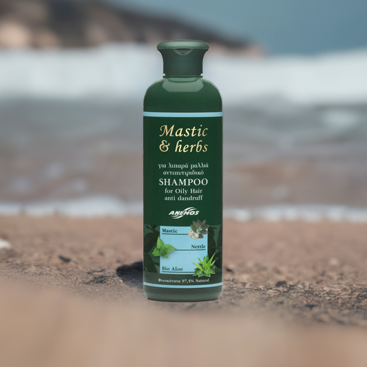 Natürliches Shampoo mit Mastix, Brennnesel und Bio-Aloe