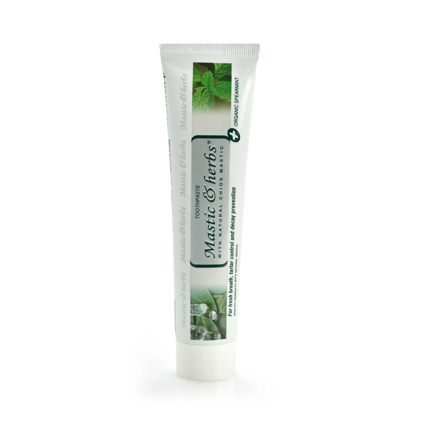 Zahnpasta mit Mastix (Chios mastic) und Bio-Spearmint