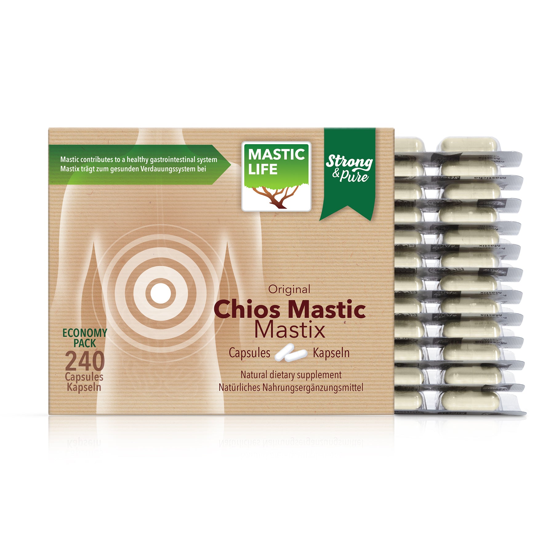 Mastix Strong&Pure Economy Pack (240 Kapseln) Masticlife