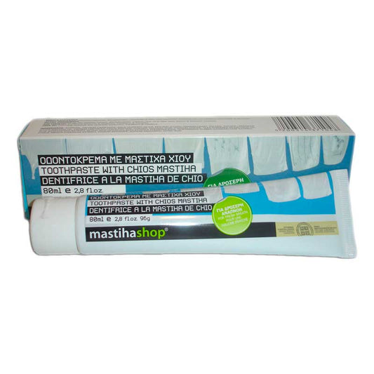 Zahnpasta mit Mastix - mastic gum