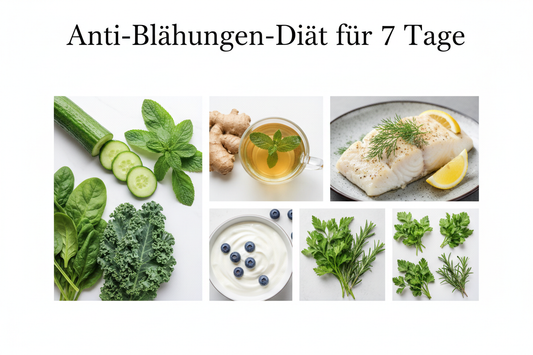 Anti-Blähungen-Diät für 7 Tage