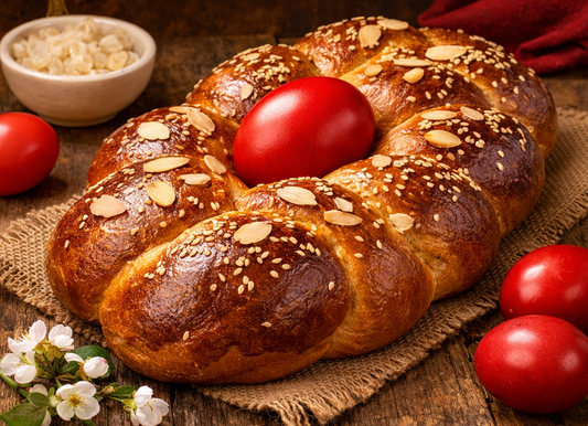Tsoureki - Griechisches Osterbrot