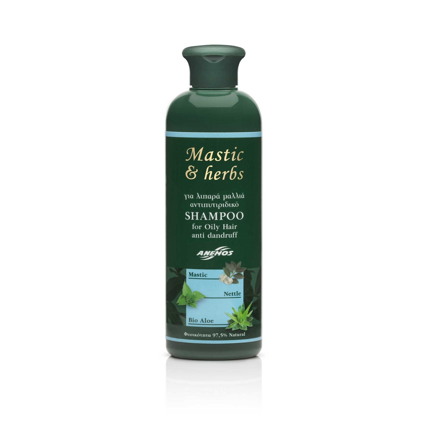 Antischuppen Shampoo Mastic&Herbs für fettiges Haar 300ml