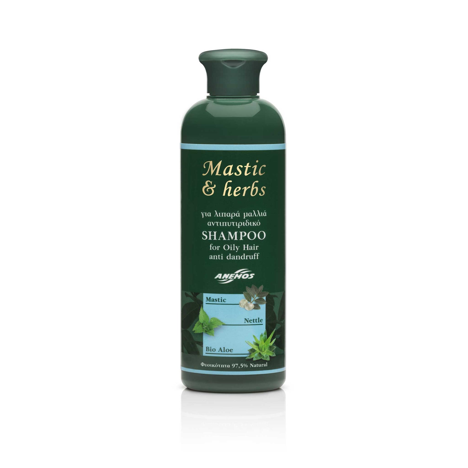 Antischuppen Shampoo Mastic&Herbs für fettiges Haar 300ml