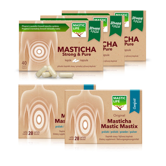 Mastix 8 Wochen Masticlife – Reiner Mastix & Inulin für Verdauung und Darmgesundheit