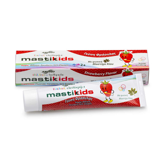 Mastic Kids: Zahnpasta mit Mastix und Erdbeere für Kinder
