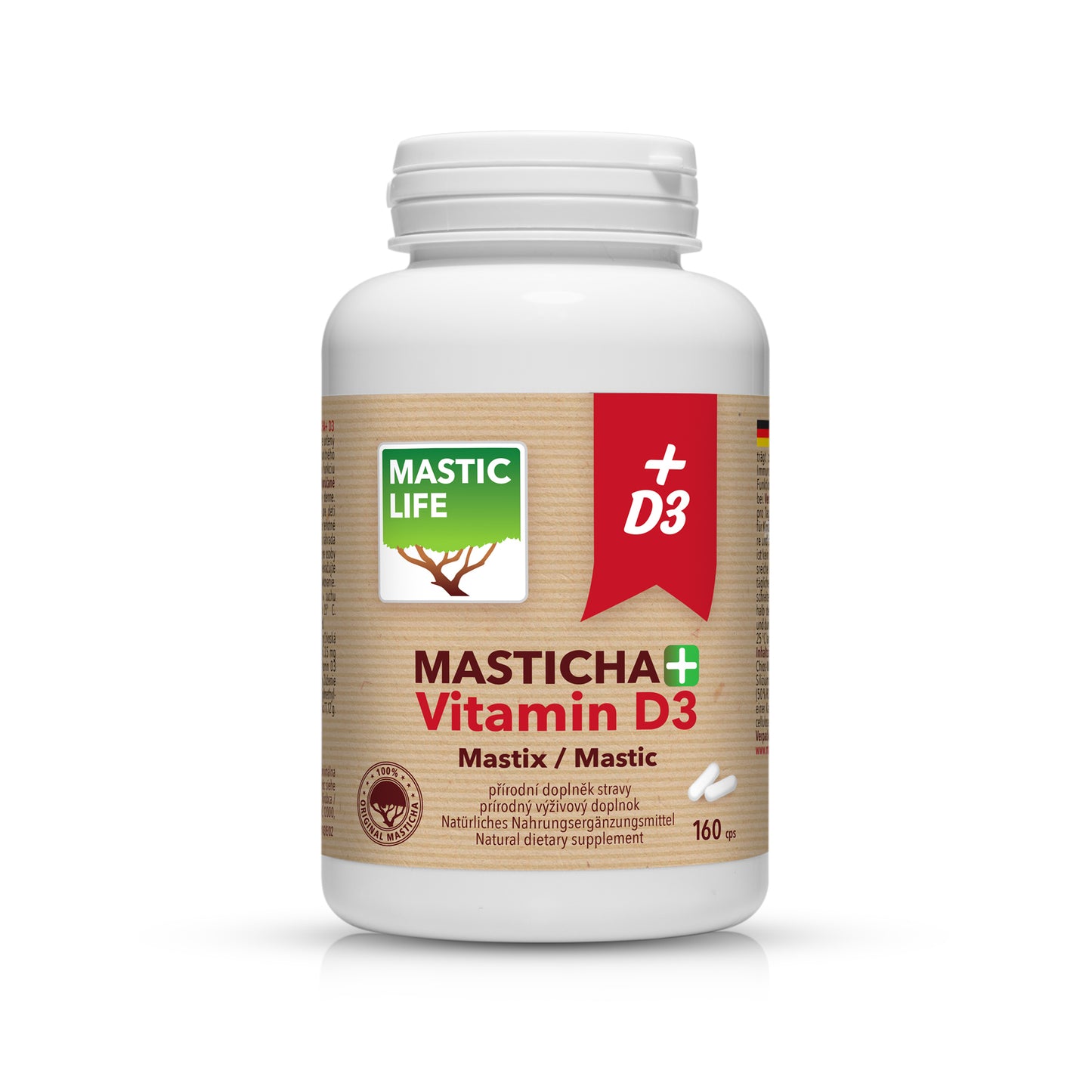Mastix+ Vitamin D3 (160 Kapseln) Masticlife